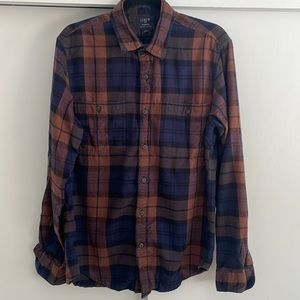J. Crew mens flannel shirt